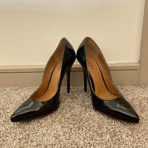 Sleek black stilettos